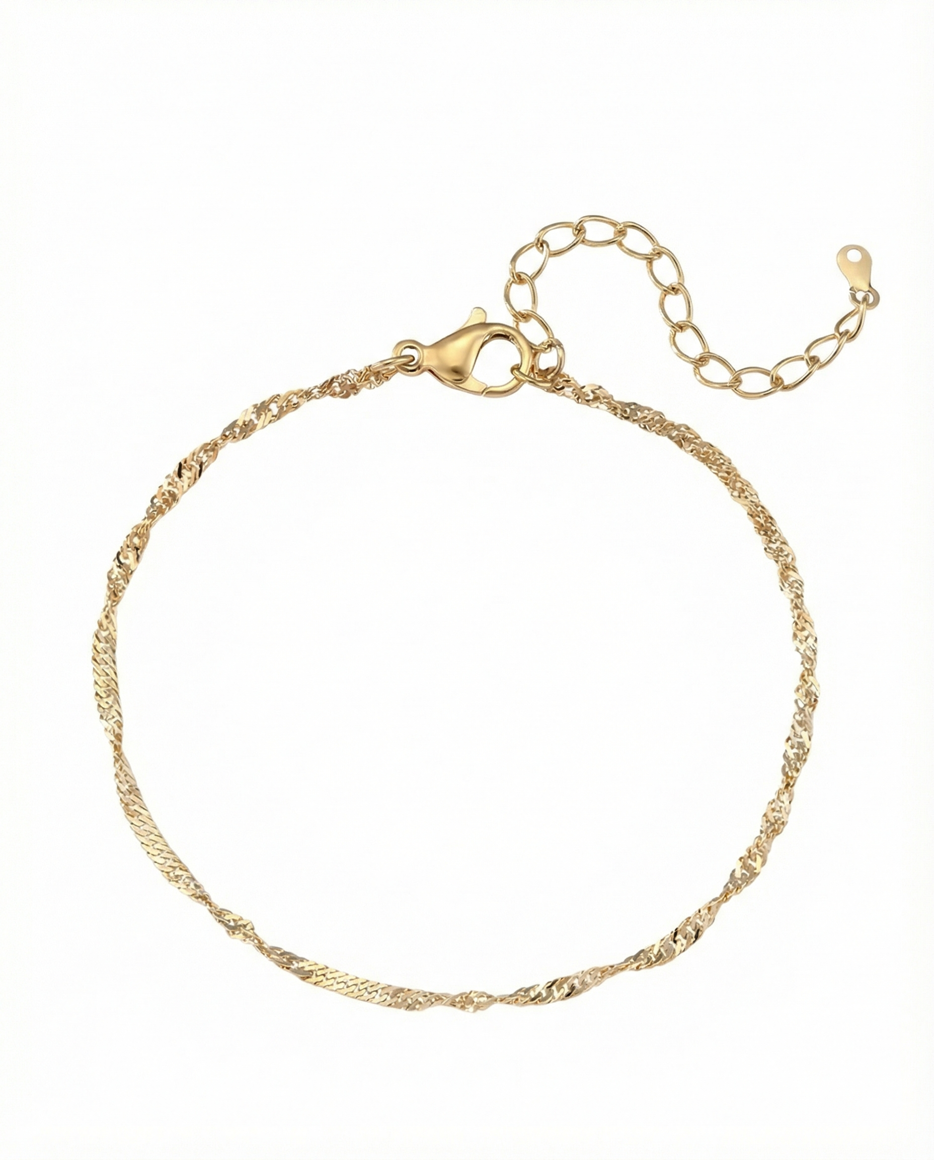 Dainty Chain Bracelet In Gold