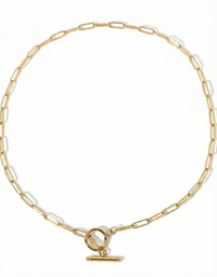 T-Bar Necklace In Gold