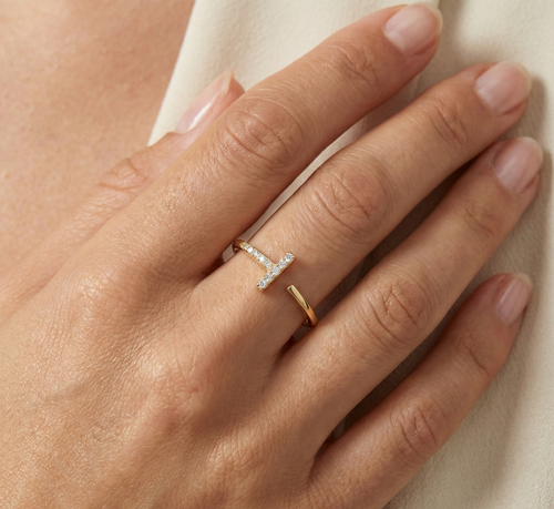 Totem Gold Open Ring